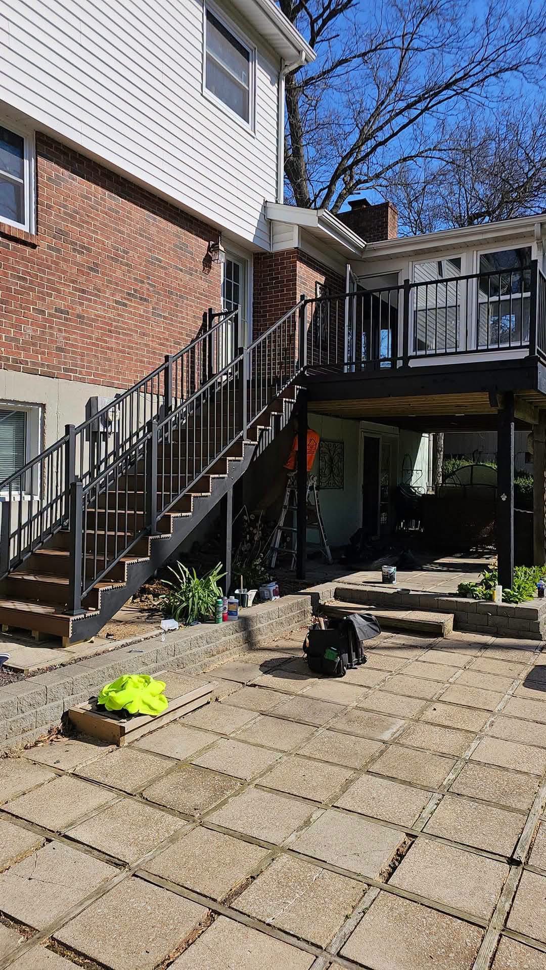 Finished exterior deck and stair system
